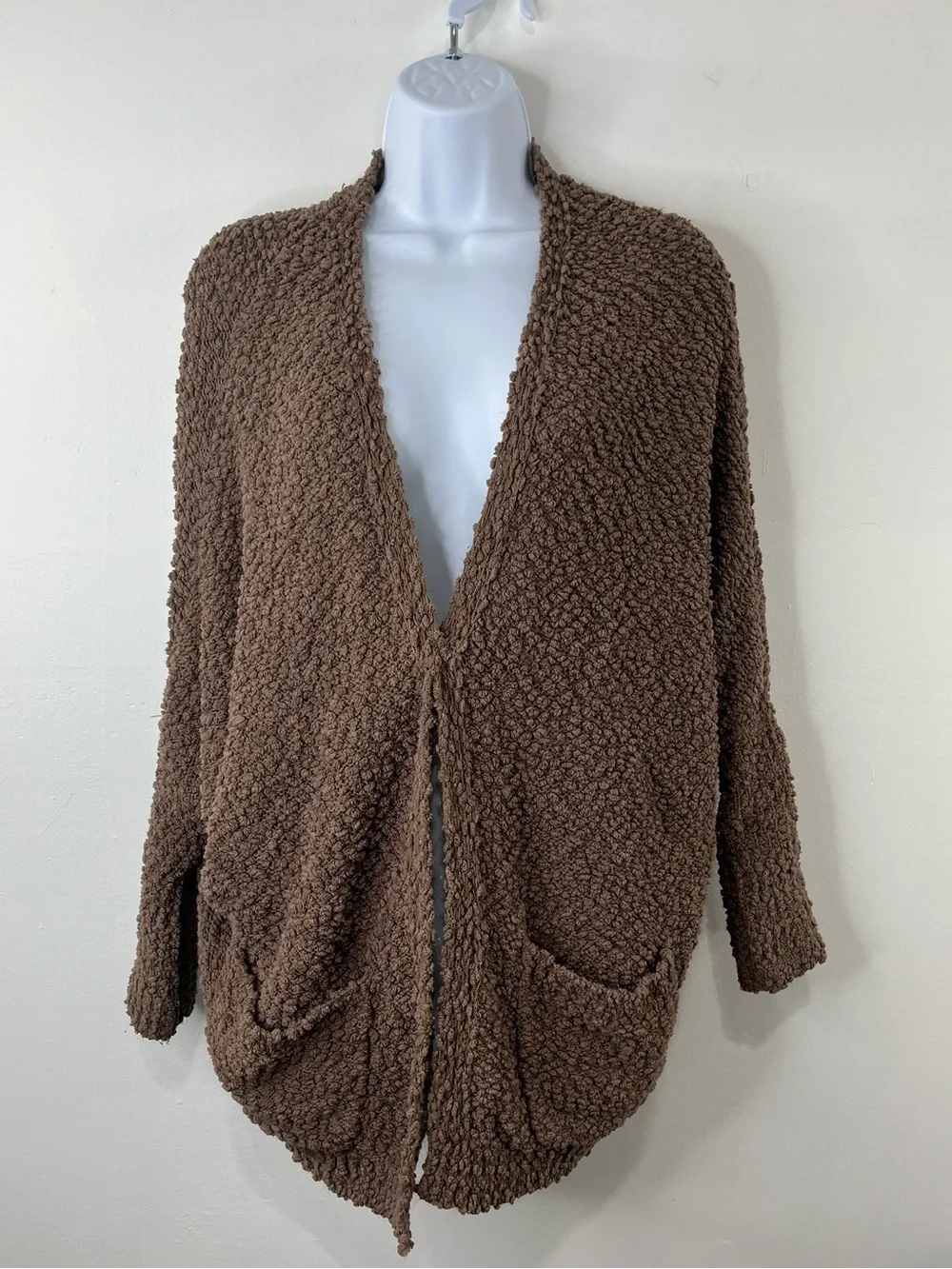 Umgee Women’s Size Small Cozy Textured Open Front Cardigan